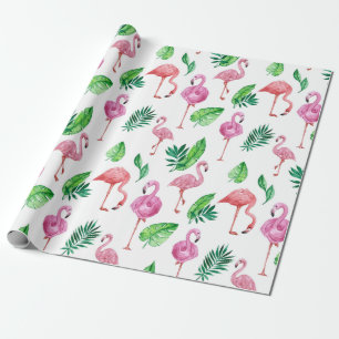 Papier Cadeau Flamant rose