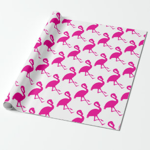 Papier Cadeau Flamant rose rose chaud