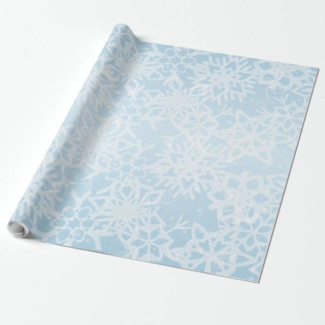 Papier Cadeau Flambeaux d'hiver (Déroulé)