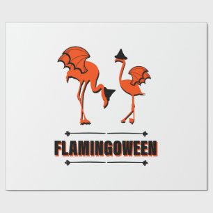 Papier Cadeau Flamingoween - Halloween