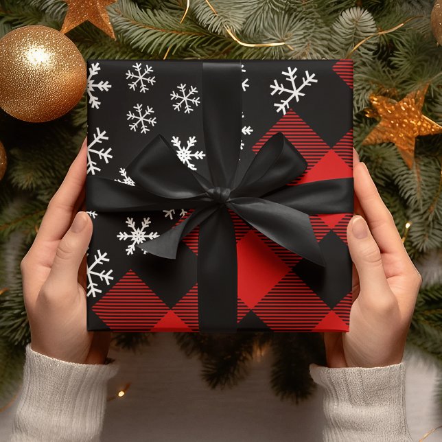Papier Cadeau Flammes De Neige Blanches Sur La Guerre De Noël De (Créateur téléchargé)