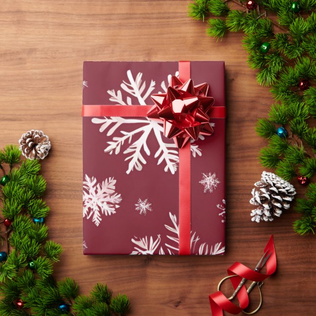 Papier Cadeau Flèche rouge (Cadeau de vacances)