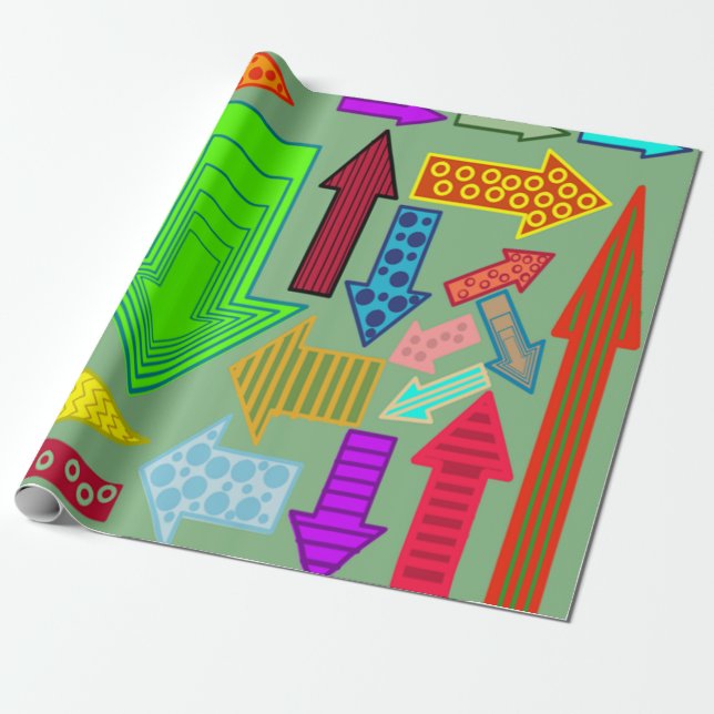 Papier Cadeau Flèches (Déroulé)