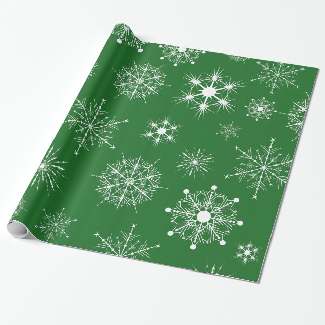 Papier Cadeau Flèches blanches Diverses formes (Déroulé)
