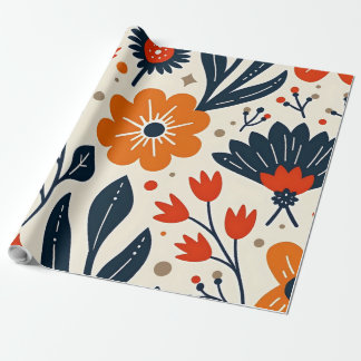 Papier Cadeau Fleur