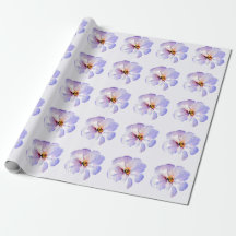 Fleur aquarelle bleue