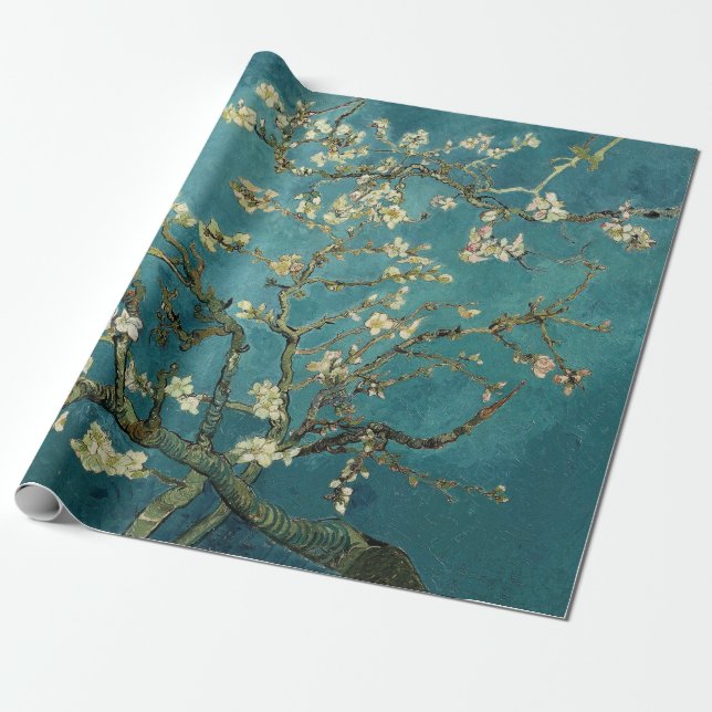 Papier Cadeau Fleur d'amande (Déroulé)