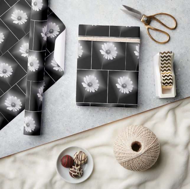 Papier Cadeau Fleur de Cosmos (Artisanat)