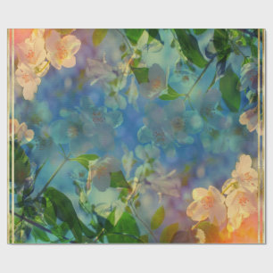 Papier Cadeau Fleur de jardin, Art 