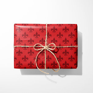 Papier Cadeau Fleur de Lis