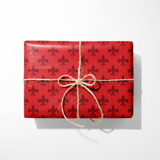 Papier Cadeau Fleur de Lis
