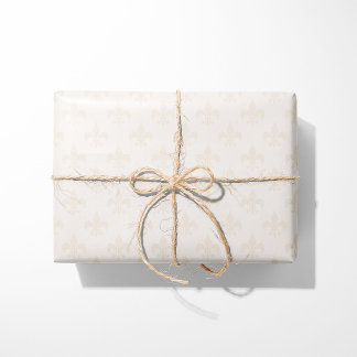 Papier Cadeau Fleur de Lis