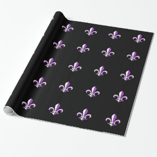 Papier Cadeau Fleur de Lys