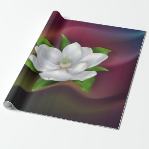 Papier Cadeau Fleur de Magnolia