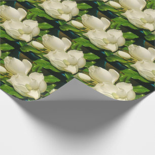 Papier Cadeau Fleur de Magnolia de Heade enveloppant du papier