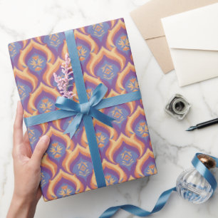 Papier Cadeau Fleur de Paon