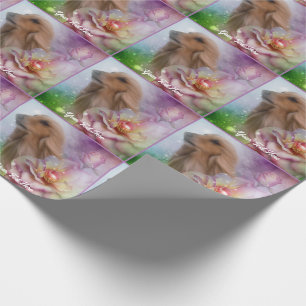 Papier Cadeau Fleur d'Imaginaire de la peau afghane personnalisé