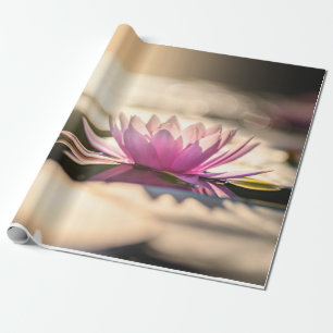 Papier Cadeau Fleur Lotus, Lac, Zen