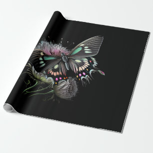 Papier Cadeau fleur-papillon