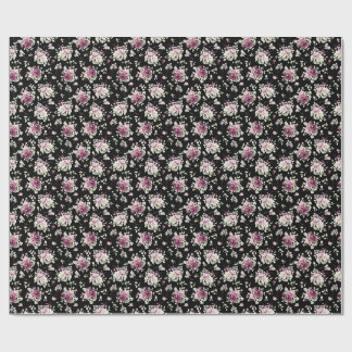 Papier Cadeau Fleur romantique pivoine florale