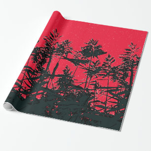 PAPIER CADEAU FLEUR SAUVAGE
