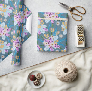 Papier Cadeau Fleur sauvage australien été