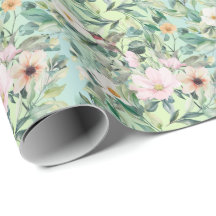 Fleur sauvage d'aquarelle Boho moderne