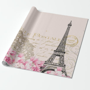 Papier Cadeau fleur vintage Arrière - plan