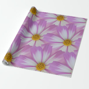 Papier Cadeau Fleur violette claire