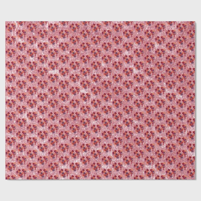 Papier Cadeau Fleurs (Plat)