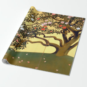 Papier Cadeau Fleurs de camélia de Hayami Gyoshū