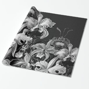 Papier Cadeau Fleurs de cru de Black&White