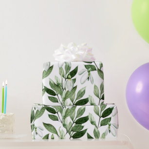 Papier Cadeau Fleurs de ressort d'aquarelle