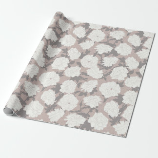 Papier Cadeau Fleurs d'ivoire, Rouleau Cadeau Romance Tropicale