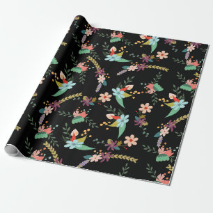 Papier Cadeau Fleurs mignonnes
