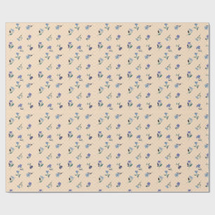 Papier cadeau Fleurs pastel Peachify