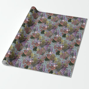 Papier Cadeau Fleurs sauvages d'été Vintage australien