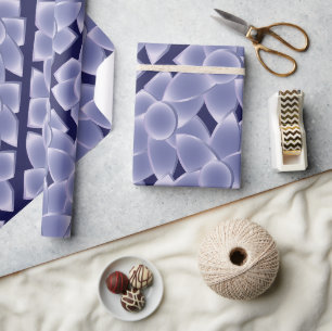 Papier Cadeau Fleurs violettes