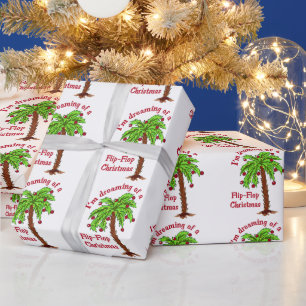 Papier Cadeau Flip Flop Noël
