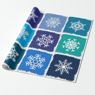 Papier Cadeau Flocon de neige