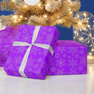 Papier Cadeau Flocon de neige de Noël