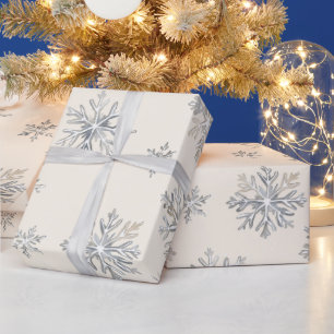 Papier Cadeau Flocon de neige de Noël