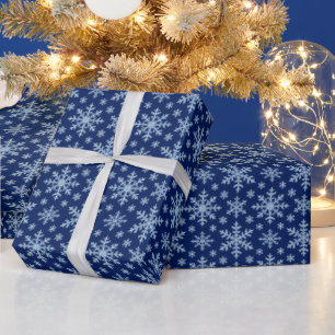 Papier Cadeau Flocons Classiques