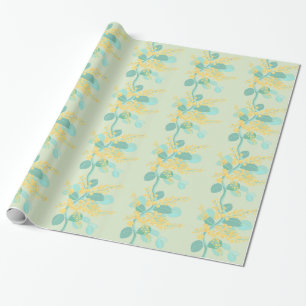 Papier Cadeau Floraison de la Bataille d'argent australienne