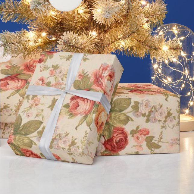 Papier Cadeau Floral (Vacances)