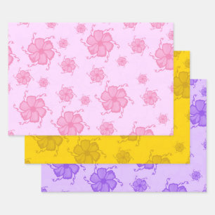 Papier cadeau Floral Festive Tropics PYP