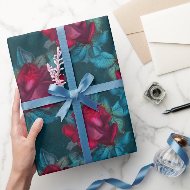 Papier Cadeau Floral gothique (Cadeaux)