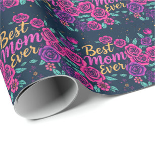 Papier Cadeau Floral Populaire Collection Cadeaux de Luxe