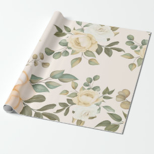Papier Cadeau floral tendance