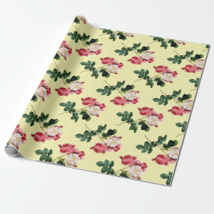 Papier Cadeau Floral vintage
